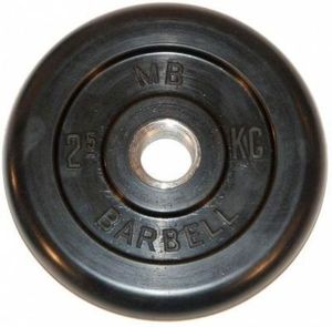 Обрезиненный диск Barbell 2,5 кг 26 мм MB-PltB26-2,5