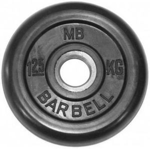 Обрезиненный диск Barbell 1,25 кг 30 мм MB-PltB31-1,25