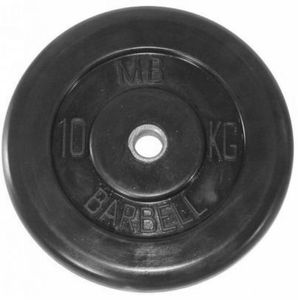 Обрезиненный диск Barbell 10 кг 50 мм MB-PltB51-10