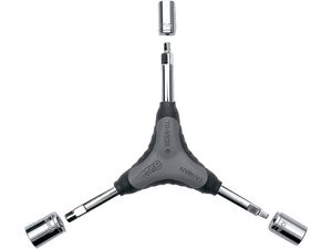 TB-YY25 Pat. Y-ключ 6 в 1: шестигранники 4/5/6мм, торцевые 8/10/12мм SUPER B NSB98755