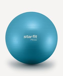 Фитбол GB-108 антивзрыв, 1200 гр, синий пастель, 75 см Starfit УТ-00020577