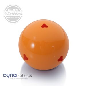 Биток Dynaspheres Prime Pyramid 67 мм Желтый с логотипом