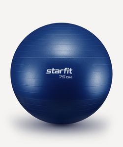 Фитбол GB-108 антивзрыв, 1200 гр, темно-синий, 75 см Starfit УТ-00020232