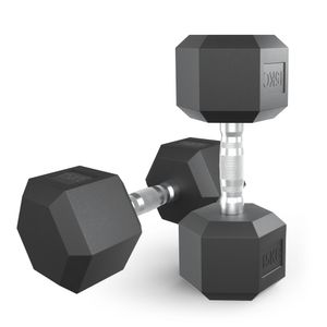 Гантель гексагональная UNIX Fit обрезиненная 15 кг, 2 шт. UNIX Fit™ DBHEX15x2