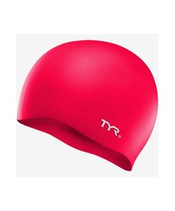 Шапочка для плавания Wrinkle Free Silicone Cap, силикон, LCS/610, красный TYR УТ-00016456