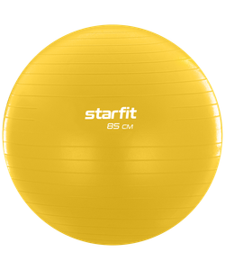 Фитбол GB-108 антивзрыв, 1500 гр, желтый, 85 см Starfit УТ-00020578