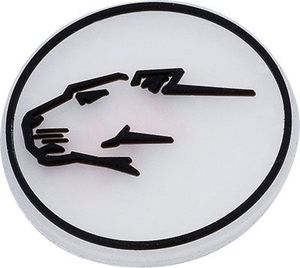 CHA064 Защитная наклейка на раму. Диаметр 20мм. Силикон. 6шт. JAGWIRE NJG50496