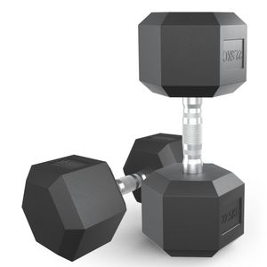 Гантель гексагональная UNIX Fit обрезиненная 22,5 кг, 2 шт. UNIX Fit™ DBHEX22_5x2