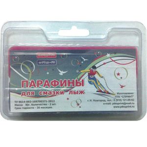 Набор мазей скольжения (парафин)  ПЛ2-КФ (+6 -4 °C) 80 гр. SPRINT Набор мазей скольжения (парафин) SPRINT ПЛ2-КФ (+6 -4 °C) 80 гр.