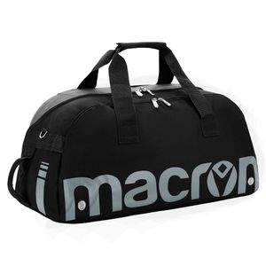Сумка спортивная MACRON Burst 59352-BK, полиэстер, черная 60x30x32 см MACRON 59352-BK