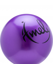 Мяч для художественной гимнастики Amely AGB-301 19 см фиолетовый УТ-00019938