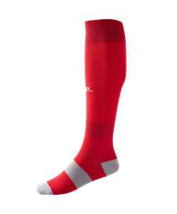 Гетры футбольные JOGEL CAMP BASIC SOCKS, красный/серый/белый