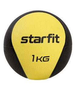 Медбол высокой плотности GB-702, 1 кг, желтый Starfit УТ-00018934