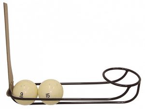 Скат металлический РП с ремешком п/ф (Кожа натуральная (рыжая))