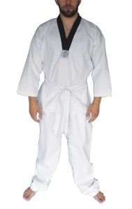 Кимоно для тхэквондо ВТФ с шелкографией, плотность 220-270 г/м2, размер 32-34/135, AX6 ATEMI 00000100353