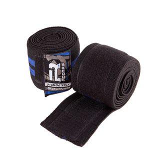 Бинты для фиксации коленей RWR-305 (хлопок-лайкра) (Blue) Roomaif RWR-305