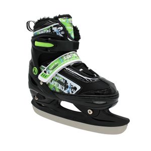 Раздвижные коньки AC-SK5502 Green (с мехом) (XS (25-28)) RGX AC-SK5502 Green