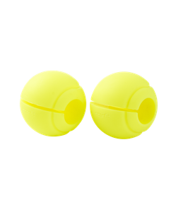 БЕЗ УПАКОВКИ Расширители хвата STARFIT BB-111, d=25 мм, сферические, ярко-зеленый, 2 шт STARFIT ЦБ-00001091