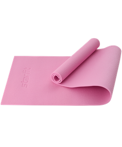 Коврик для йоги и фитнеса FM-101, PVC, 183x61x0,8 см, розовый пастель Starfit ЦБ-00001560