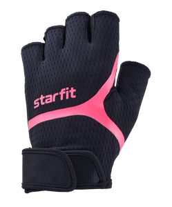 Перчатки для фитнеса WG-103, черный/малиновый M Starfit УТ-00020811