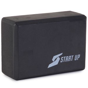 Блок для йоги Start Up EG01 р 22х15,2х7,6 см чёрный