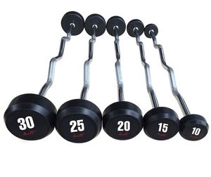 AeroFit AFBZ10-30 набор изогнутых обрезиненных штанг