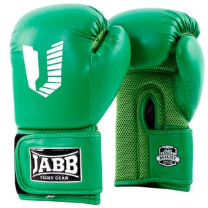Перчатки бокс.(иск.кожа) Jabb JE-4056/Eu Air 56 зеленый 10ун. Jabb 358892