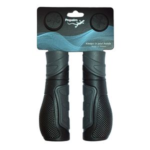 Грипсы HY-368CH 130мм сер./чёр. в торг.уп. PROPALM ZTB22070