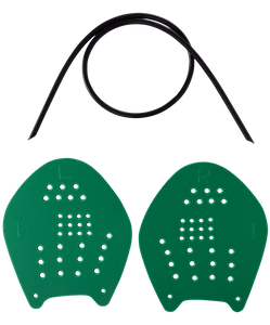 Лопатки для плавания Target, зеленый, M LongSail УТ-00015623