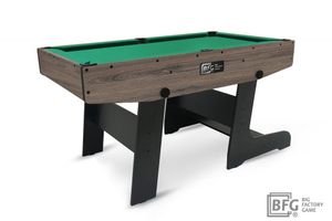 Бильярд BFG Compact Moby 4 (Анкор) (Пул, анкор/черный (ЛДСП), ЛДСП_16, Manchester 45 Yellow green ш1,98м, Х/б сетка) BFG-KMAN4#П.анкор/черный(ЛДСП).ЛДСП_16.Man45.1.98ygr.Хб