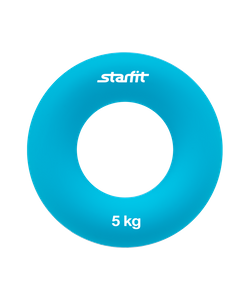 Эспандер кистевой ES-403 "Кольцо", диаметр 7 см, 5 кг, голубой Starfit УТ-00015538