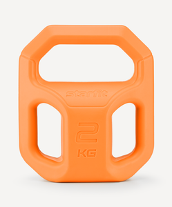 Гиря пластиковая DB-505, 2 кг, оранжевый Starfit ЦБ-00003605