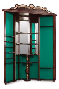 Кабинет Император-Люкс ясень (№1,Манчестер 60 yellow green ш1,95) КБ.ИмЛ.Яс#№1.Man60.1.95.ygr