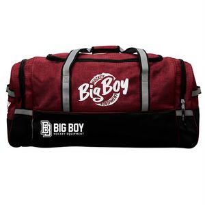 Сумка-баул спорт. BIG BOY Premium 36, BB-BAG-CA-RD, полиэстер, на колесах, бордово-черно-белый 93х42х42 см BIG BOY BB-BAG-CA-RD