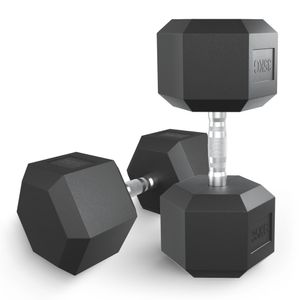 Гантель гексагональная UNIX Fit обрезиненная 35 кг / шт. UNIX Fit DBHEX35