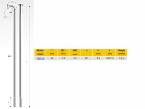 Спицы PSR 15, 285 мм, чёрные PILLAR ZTB12608