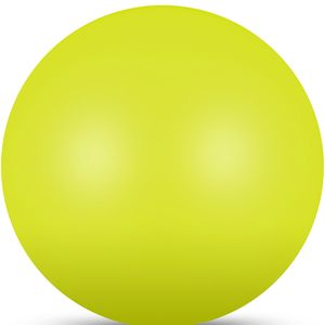 Мяч для художественной гимнастики  INDIGO IN367-LI, диаметр 17см., лимонный металлик