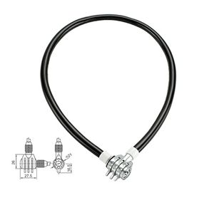 Замок тросовый GK103.701 4,5х650мм с кодом 3 цифры GOLDEN KEY NTB17091