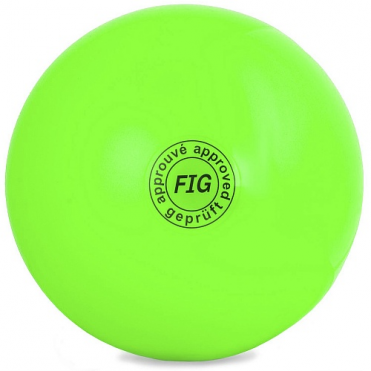 Мяч для художественной гимнастики (19 см, 400 гр) зелёный GC 01 360116