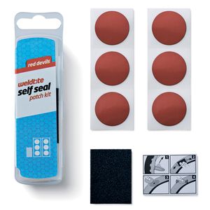 Аптечка RED DEVILS WELDTITE 6 самоклеек+шкурка WELDTITE NWE01036