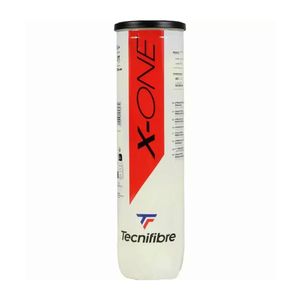 Мяч теннисный Tecnifibre X-One ATP 4B, 60XONE364, уп.4шт, одобр. ITF, войлок, нат.резина,желтый