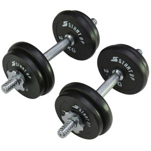 Набор гантелей UP HD2601-20 в карт. коробке 20кг (2*10кг) Start Up 236787