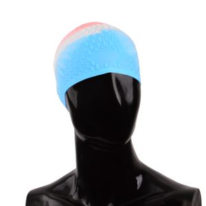 Шапочка для плавания CBL-2 bubble (pink/white/lt.blue) Alpha Caprice CBL-2