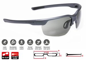 Очки SWISSEYE Wire anthracite matt metal/black - smoke FM SWISSEYE FSW12962