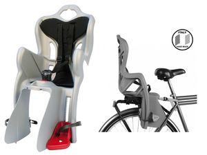 Сидение заднее B-One Clamp серебряное BELLELLI NBE80019