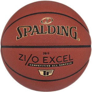 Мяч баск. SPALDING TF ZiO Excel, 76940z, р.7, композит. кожа (ПУ), коричнево-черный 7 SPALDING 76940z