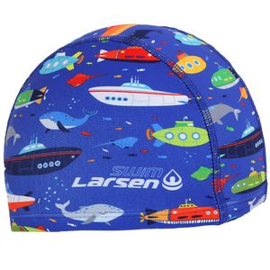 Шапочка плавательная детская Larsen  LC101 лайкра Larsen 359077