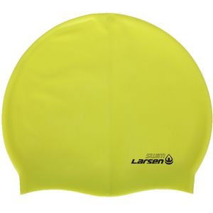 Шапочка плавательная Larsen LS77, силикон, лайм Larsen 335500