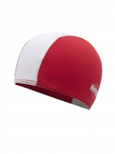 Шапочка для плавания NOVUS, полиэстер, красн/бел, NPC-41 NOVUS 00-00001509