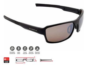 Очки SWISSEYE Freestyle black matt / black  - brown polarized FM SWISSEYE FSW14417